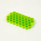Kitchen4U Silicone Ice Cube Tray, Molds, Easy-Release and Flexible 37 Ice cubes, for Whiskey Cocktail, Stackable and Safe Ice Cube Honeycomb Small Cubes Fridge Bar Soft. Tray 1pc
