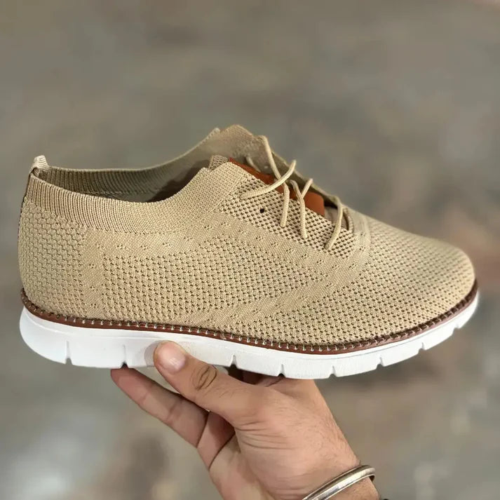 Tan Mesh Shoes