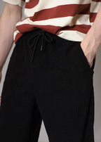 Men's Caudray Fabric Stylish Pants (Black, Pack of 1)