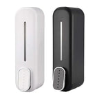 Wall Mount Hand Liquid Shampoo Shower Gel Dispenser for Hotel Bathroom White